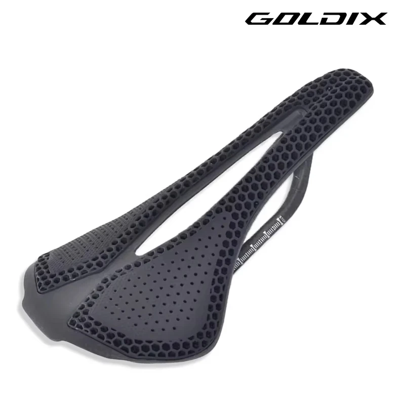 

GOLDIX 3D Printing Bicycle Carbon Saddle Ultra Light Highway for MTB and road Saddle Bicycle Cushion Bicycle Seat Accessories