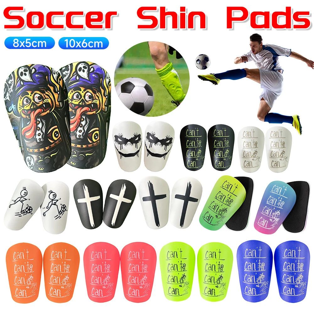 1Pair Soccer Shin Pad Shock Absorber Football Shin Guards Wear-resistant Mini Shin Guard Soccer Training Leg Protector for Kids