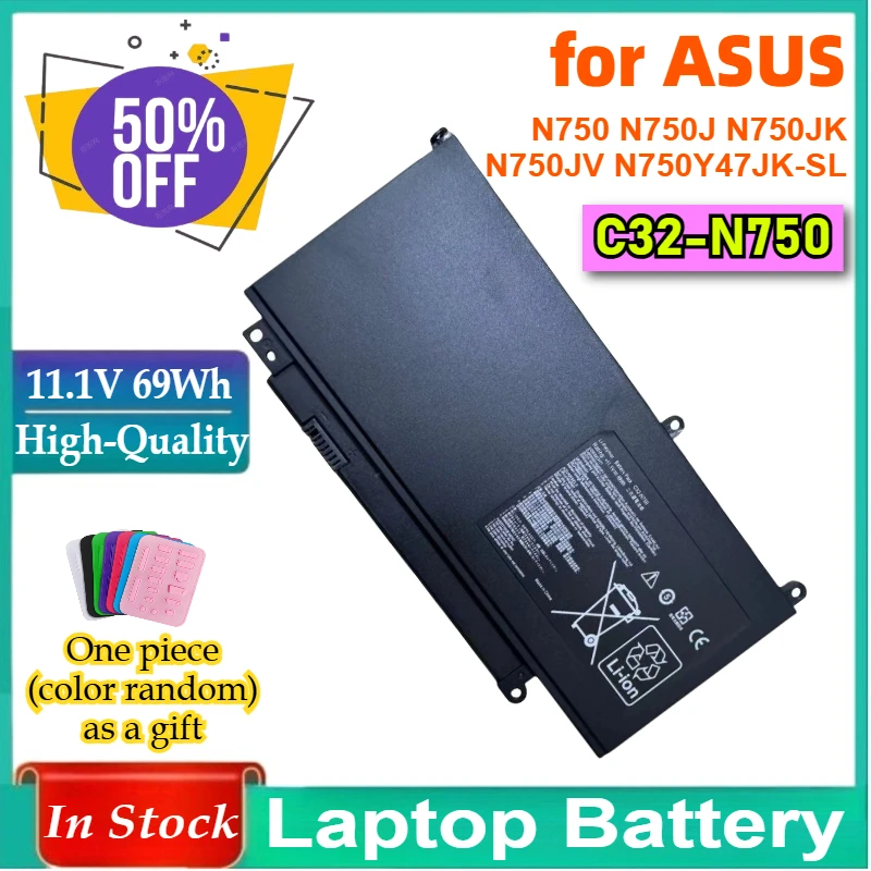 

C32-N750 Laptop Battery for ASUS N750 N750J N750JK N750JV N750Y47JK-SL N750Y47JV-SL Fast Shipping