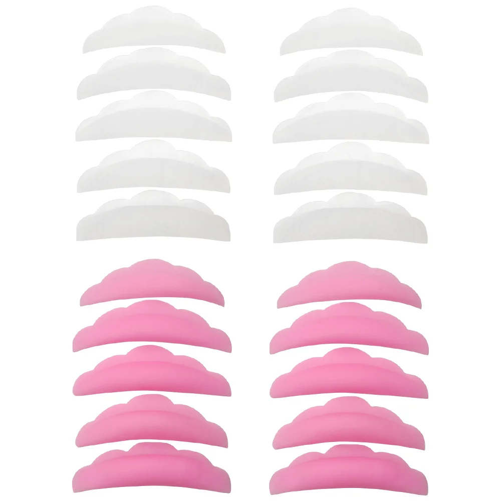 

4 Bags Eyelash Holder Kwai Edge Gasket Silicone Pads False Patches Fake Eyelashes Perming Curler