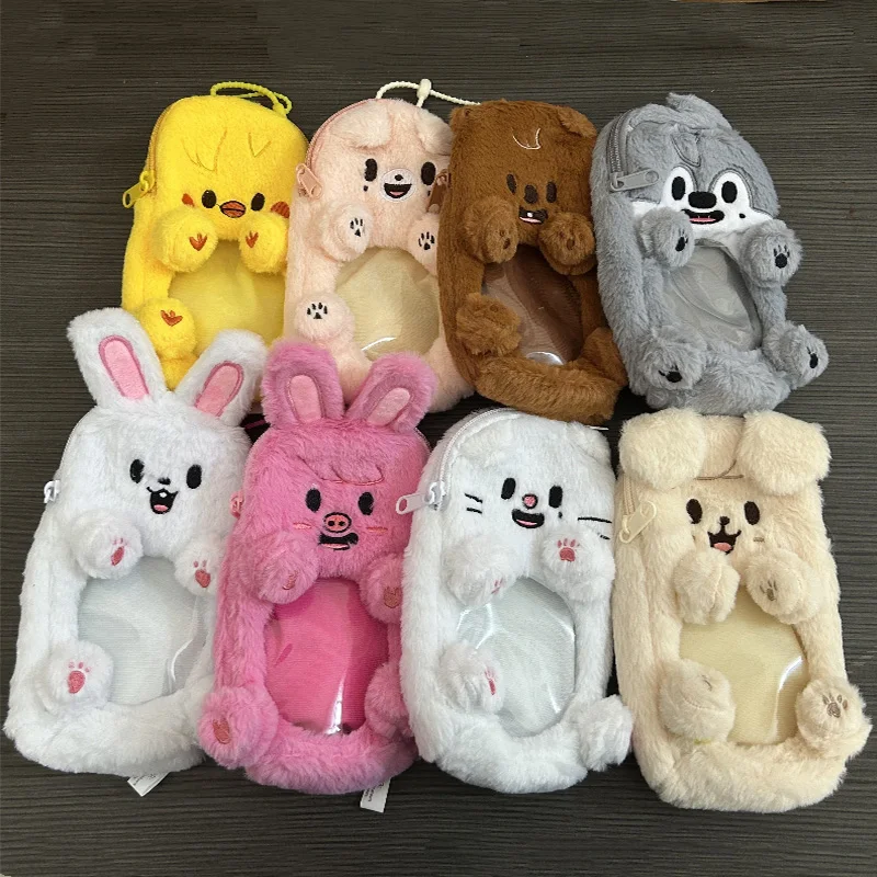 Nowy SKZOO Stray Kids Pluszowy Brelok Lalka Modny Kreatywny Wisiorek do Portfela Śliczna Pluszowa Lalka Zwierzątko Dekoracja do Zawieszenia dla Dzieci