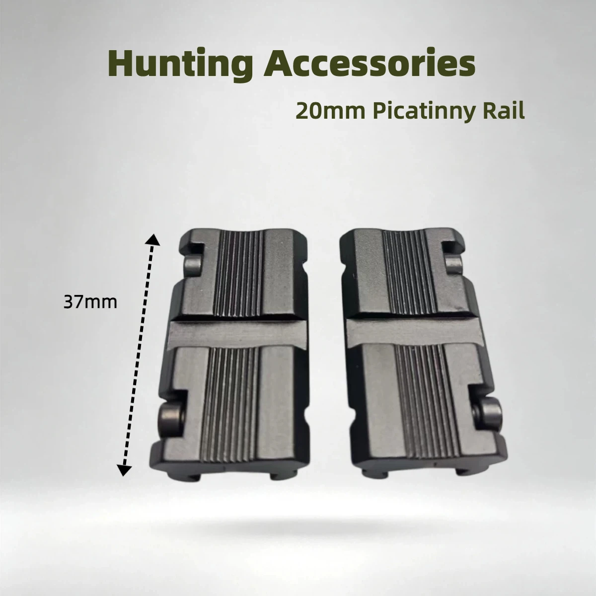 2Pcs Low Profile Scope Adapter Mount Base 11mm Dovetail 20mm 22mm Picatinny Weaver Rail Converter Airsoft Hunting Accessories
