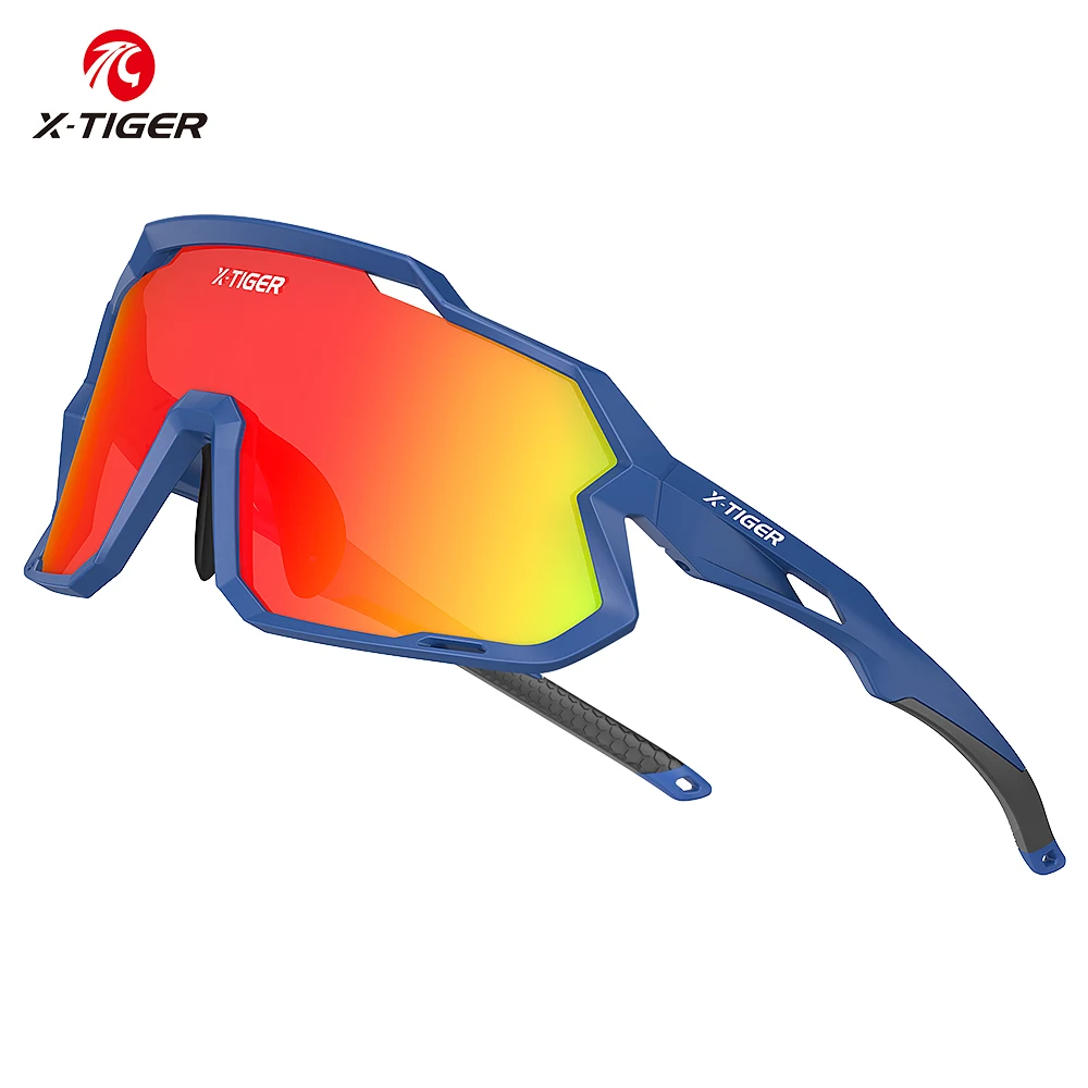 X-TIGER Gafas De Ciclismo Polarizadas UV400 Para Niños De 6 A 14 Años – Montura TR50 Ligera, Antiempañante, Para Deportes Al Aire Libre