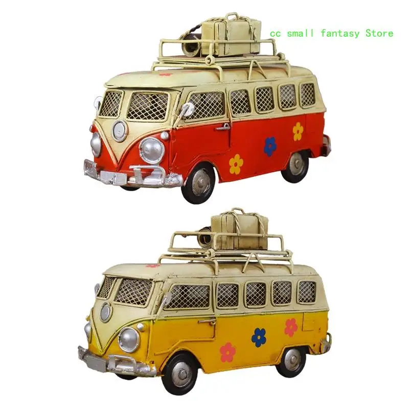 

R3MA for Creative Bus Piggy Photo Frame Metal Coin Storage Box Container