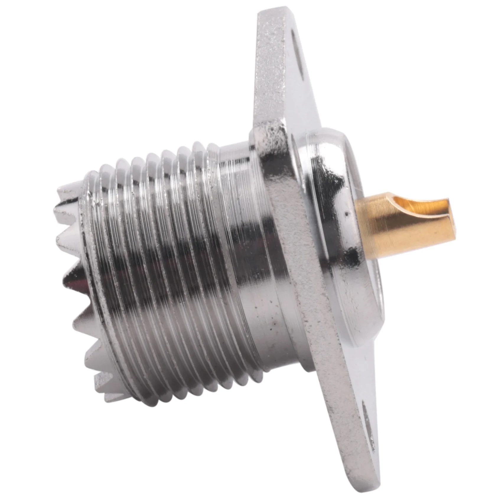 

ABLJ 2X UHF SO-239 Female Jack Square Shape Solder Cup Coax Connector For Ham Radio