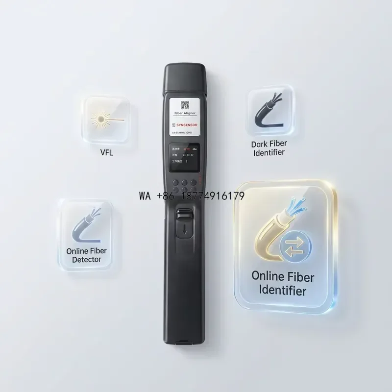 wmwmnu Smart 4-in-1 Live Fiber Optic Identifier with Vibration Signal Recognition & Power MeterOEM