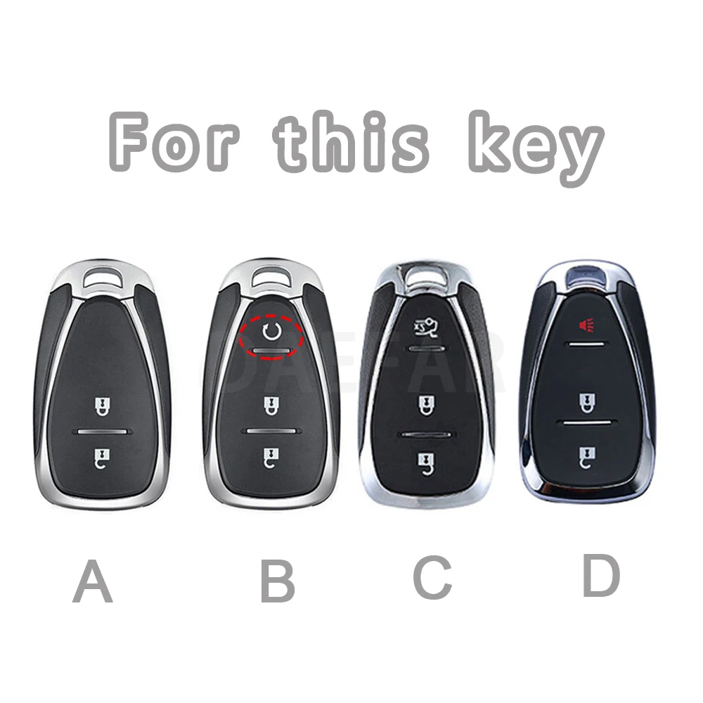 Para Chevrolet Cruze Spark Sonic Camaro Malibu Blazer Traverse Seeker Onix Equino Volt Bolt Trax Orlando TPU funda para llave de coche