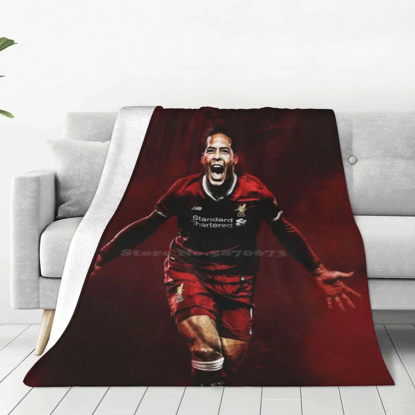 Art Virgil Wallpaper Low Price New Print Novelty Fashion Soft Warm Blanket Virgil Van Dijk Art Virgil Van Dijk Wallpaper Virgil