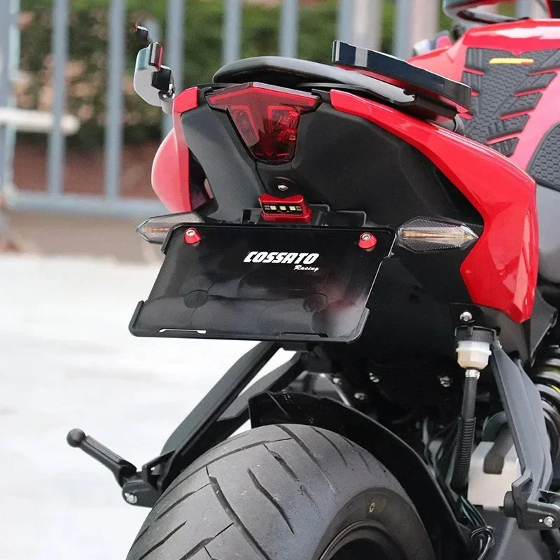 For ZONTES310M/ZT350D/350E motorcycle modification  license plate frame  license plate frame