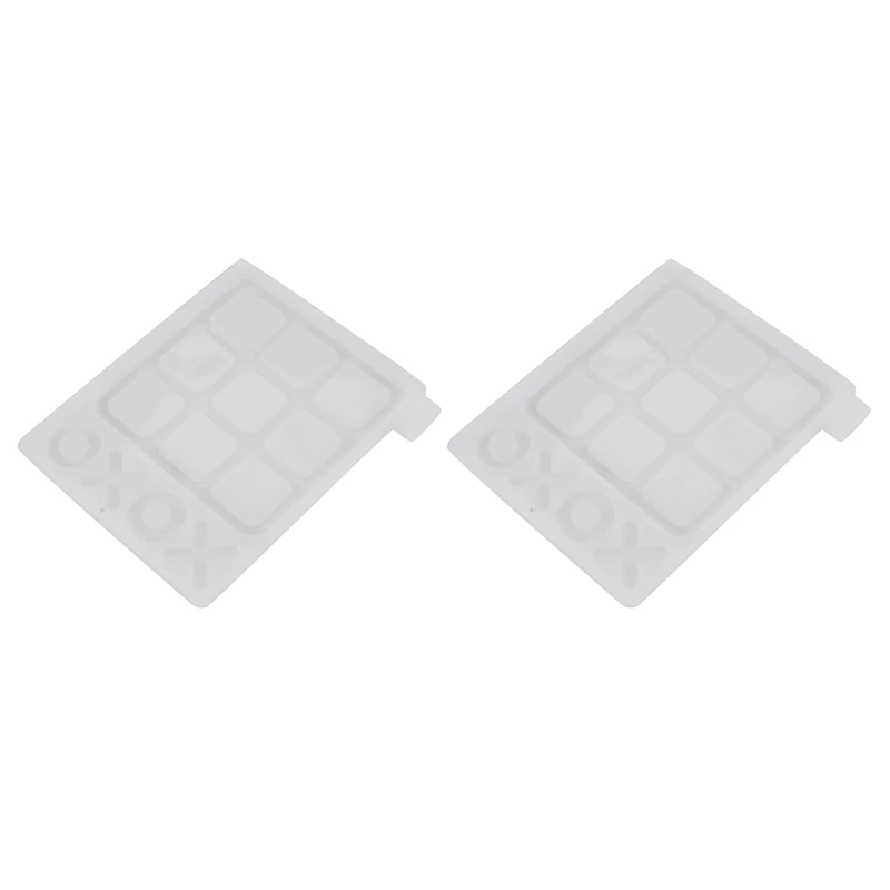 2X Noughts And Crosses Game Silicone Mold 3D Chess Board Mold DIY Epoxy Resin Mirror Mould Ox Chess Game Mold S