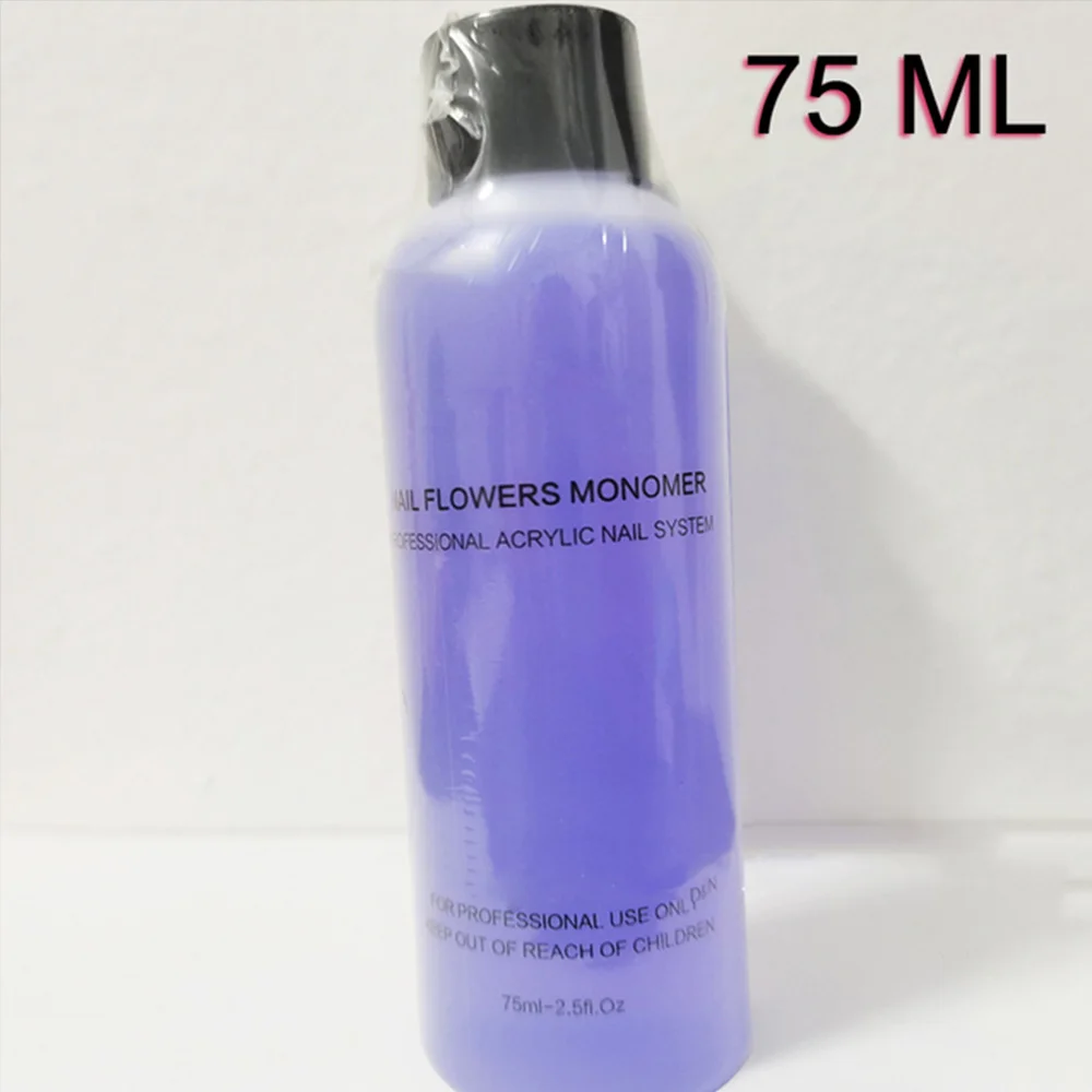 75ml Acrylic Liquid Crystal Nail Flower Monomer Liquid Professional Nail Extension/Carving/Building Manicure Tool T-12