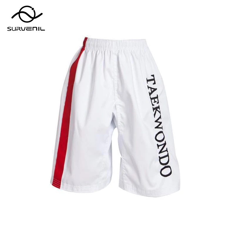 Taekwondo Pants Pofessional WTF Karate Judo Dobok Uniform Men Women Boys Girls Muay Thai Shorts Cotton Kickboxing TKD Clothing