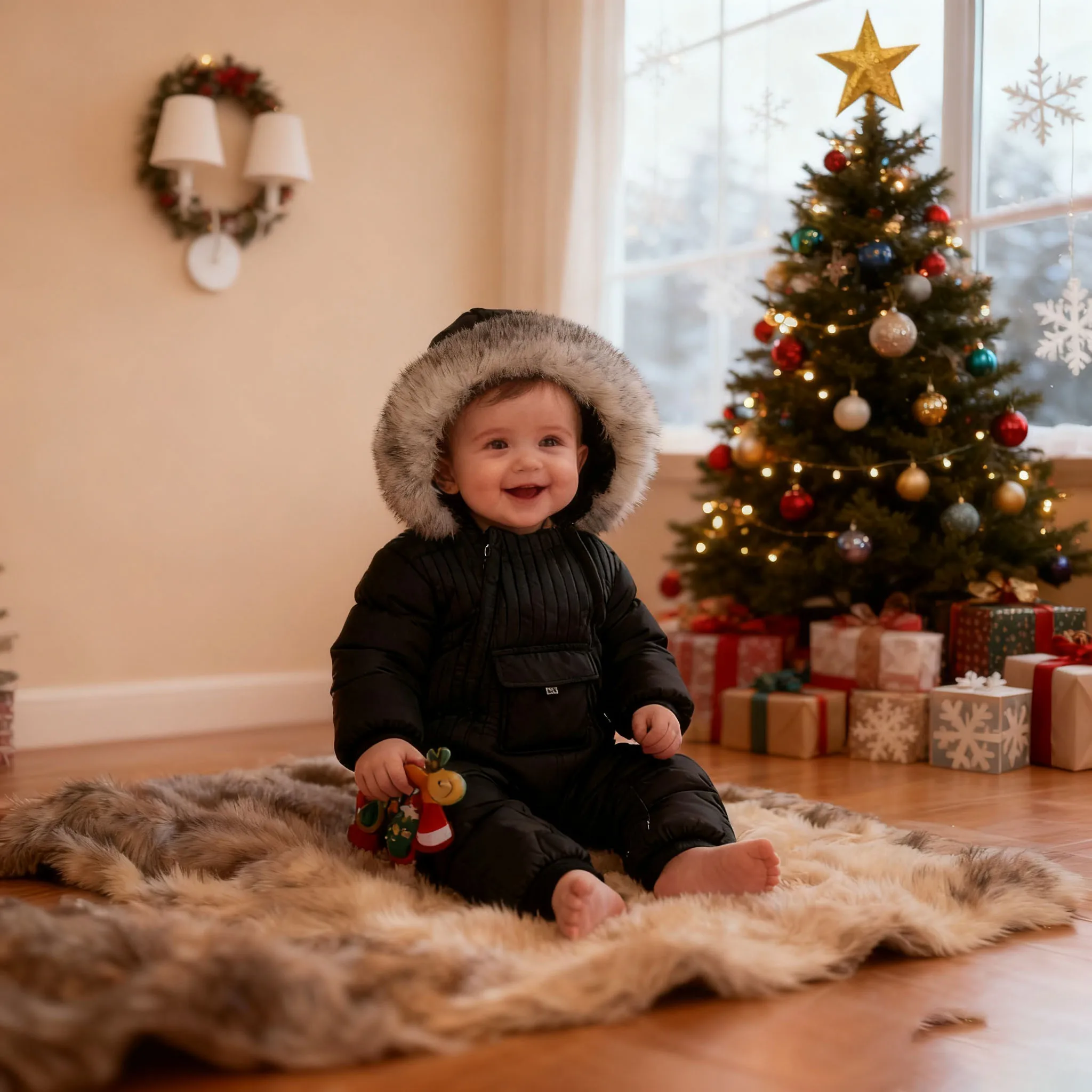 Winter Baby Rompers Thick Warm Infant Hooded keep warm Jumpsuit Newborn Boy Girl Overalls kids Clothing Set Snowsuit 3-18M 2-4Yr
