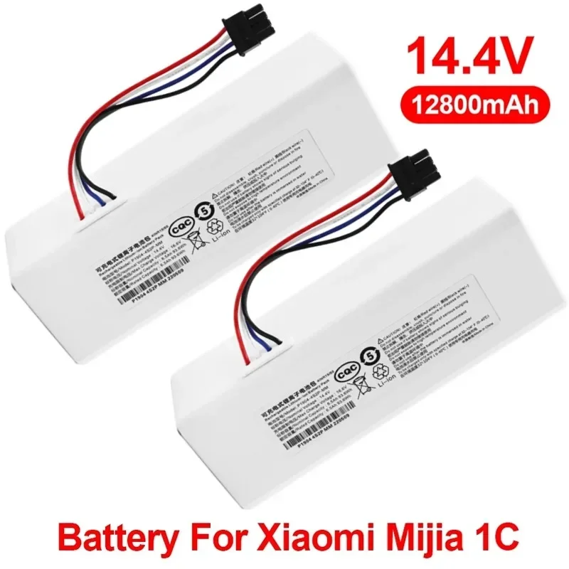 

New 2024 original 14.4V 12800mAh Battery For Xiaomi Mijia 1C STYTJ01ZHM Robot Vacuum cleaner robot battery