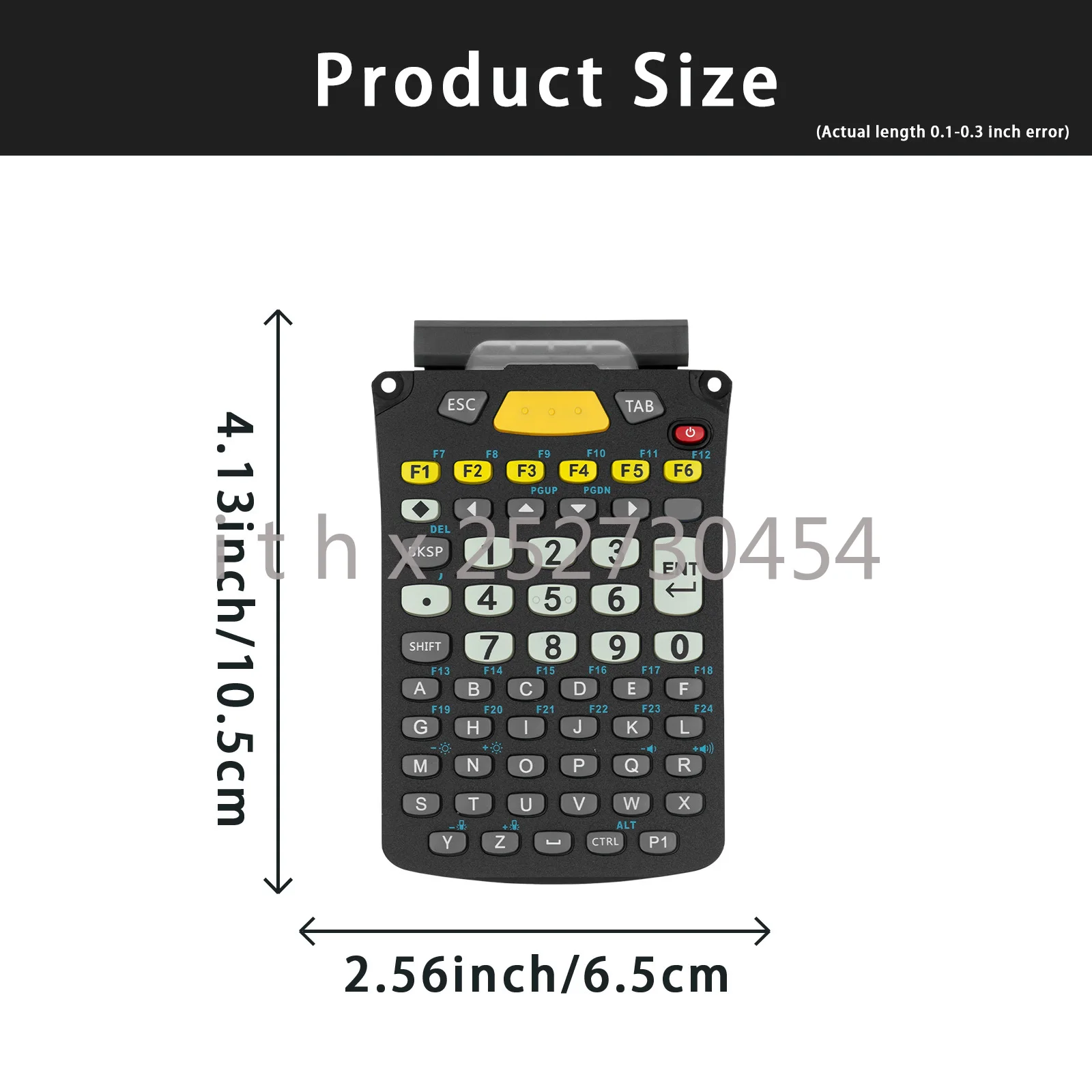 58-Keys Keyboard for Zebra Symbol Motorola MC9300 MC930B-G Mobile Terminal