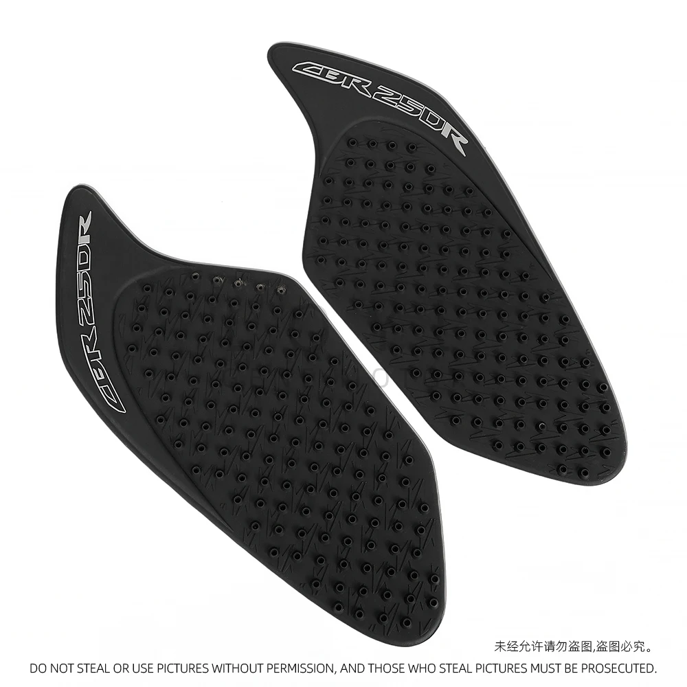 دراجة نارية خزان الوقود وسادة مكافحة زلة حامي ملصقات قبضة الركبة الشارات الجانبية لهوندا CBR250R 2010 2011 2012 2013-2016 CBR 250 R #5