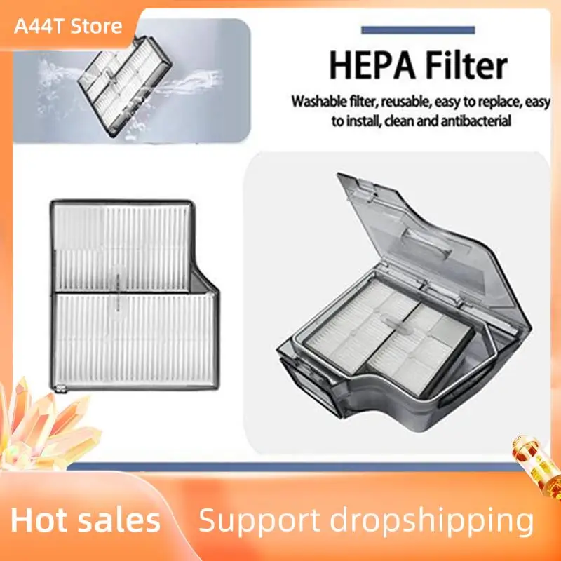 

A44T For Roborock S9 Maxv Ultra Replacement Accessories Brush Hepa Filter Dust Bag Mop Cloth Efficient Household Cleaning Access