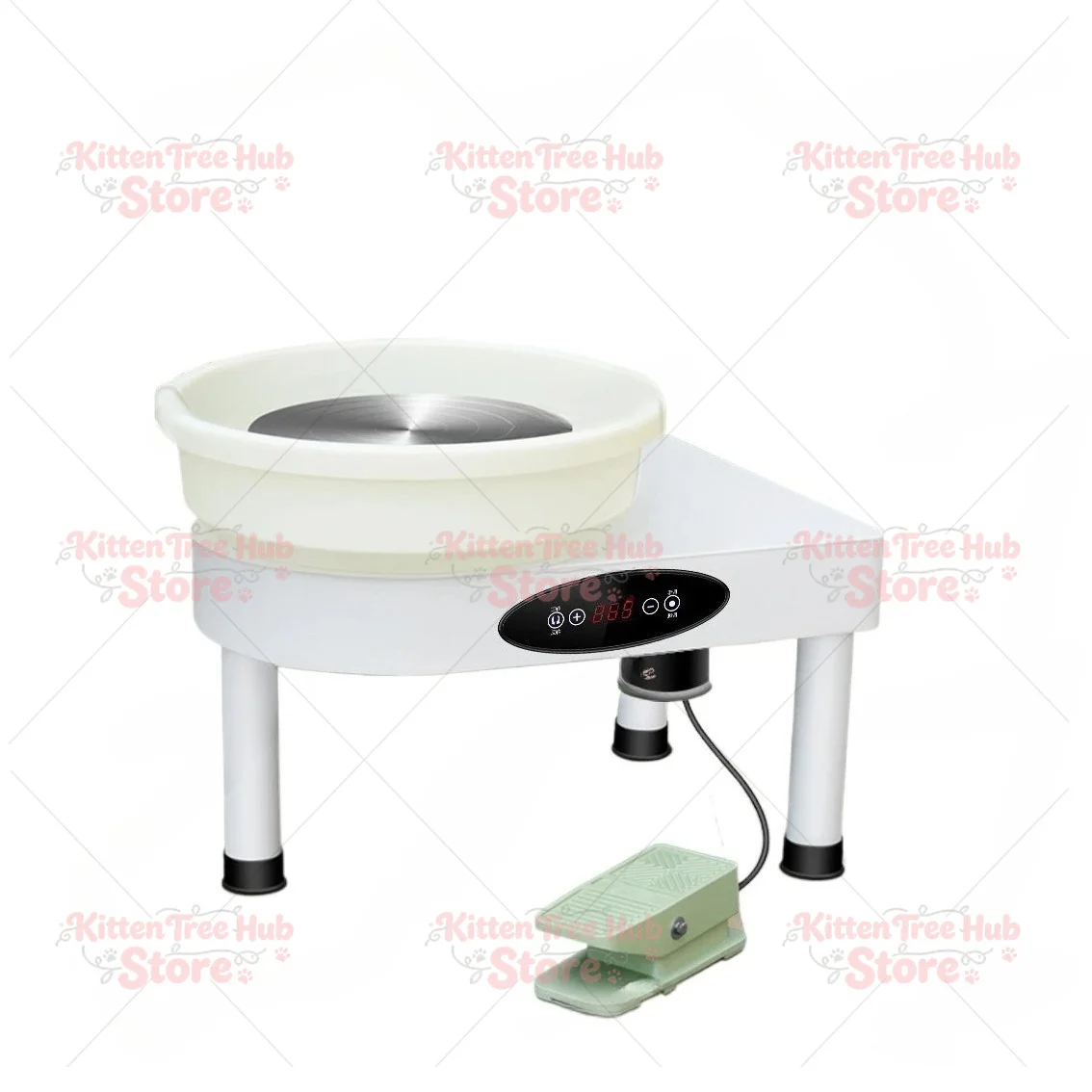 Touch screen ceramic children's small clay pottery drawing machine dual-control speed regulation for home use
