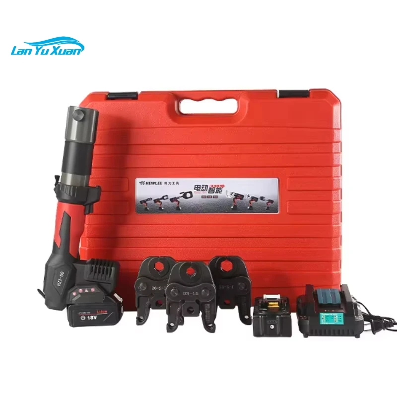 

HEWLEE HZT-50 V15 -54 Rechargeable Hydraulic Crimping Pliers Copper Tube Stainless Steel Tube Pex Crimping Tool