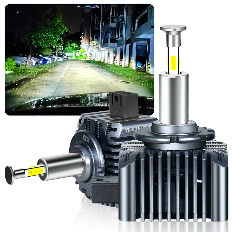 Integrated Copper Pillar Thermal Conductive LED Headlight Bulbs D1S D2S D3S D4S D5S Play and Play for Car Headlamp Lighting