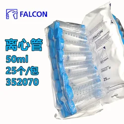 Corning Falcon 352070 50Ml Conical Centrifugal Tubes 25 Pcs/Bag, 20 Bags/Box.