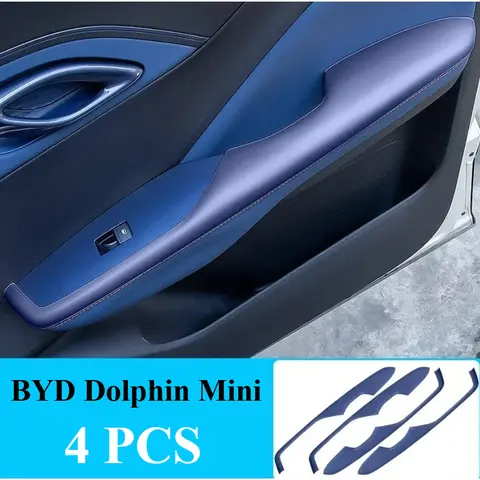 BYD 갈매기 돌고래 미니 스포츠 스타일 도어 핸들 커버 팔걸이 보호대 리프트 버튼 쉴드 인테리어 수정 용품