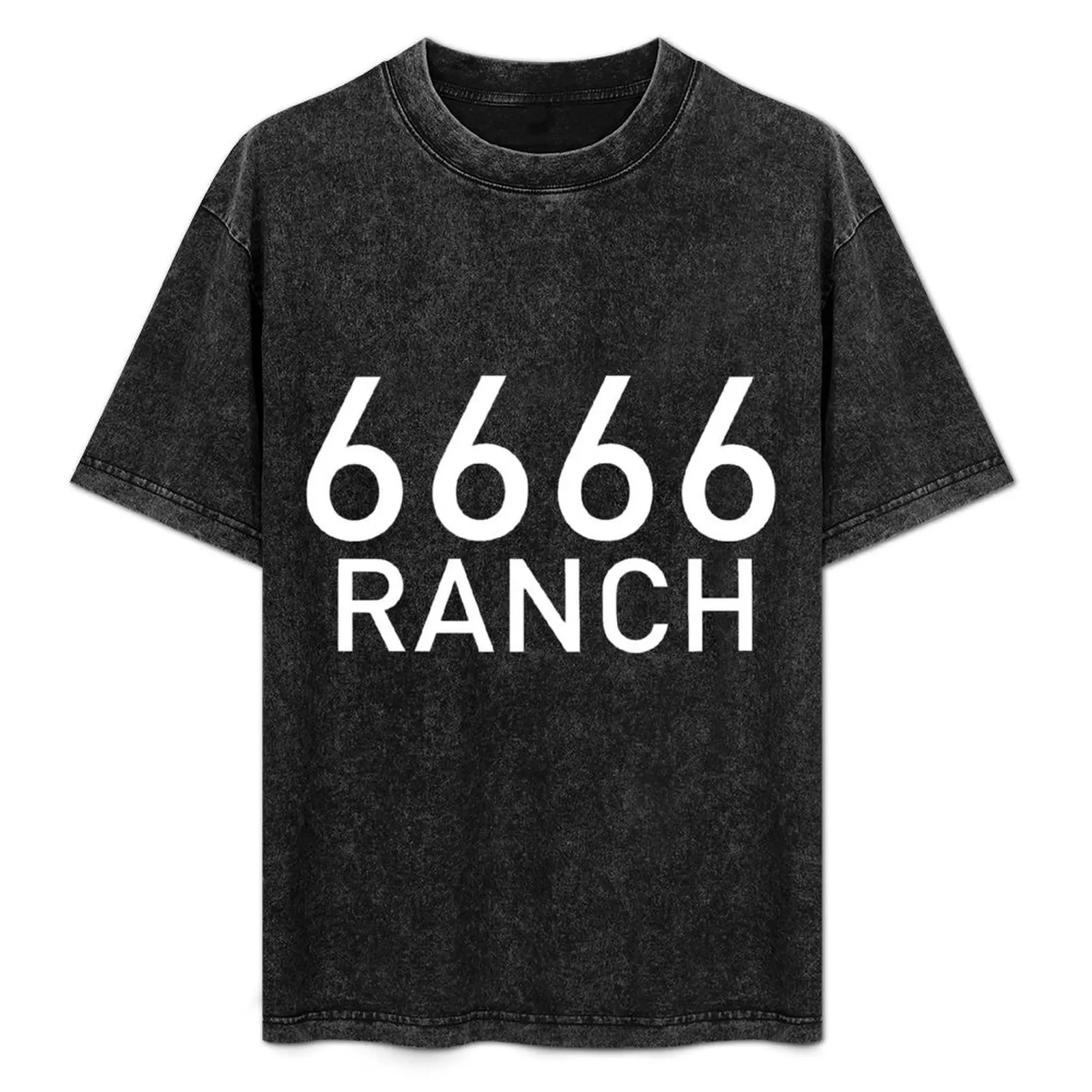 

6666 Ranch Four Sixes Ranch T-Shirt custom t shirt vintage anime shirt plain oversized graphic tee sweat shirts, men