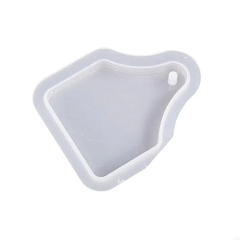 KXRA Handmade Round Bone Heart Oval Listing Mold Silicone Pendant Epoxy Resin Mold