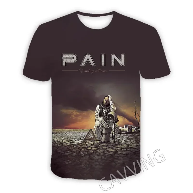 PAIN  Rock  3D Printed  Casual T-shirts Hip Hop Tee Shirts Harajuku Styles Tops Fashion Clothing  for Women/men