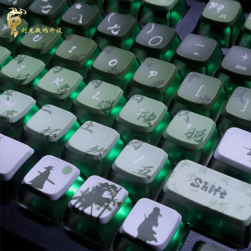 

Pudding Theme Keycap PBT Keycap 125 Key PBT ASA Keycap Translucent Keyboard Keycaps for MX Switches Gamer Keyboard Accessory