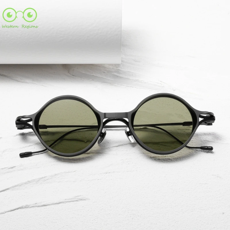 منتجات جديدة للنظارات الشمسية الرجالية للموضة النسائية منتجات جديدة للنظارات الشمسية بإطار دائري مغناطيسي UV400
