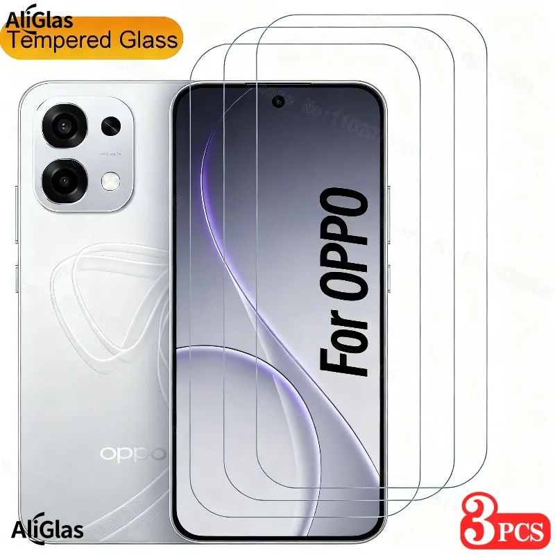 

3 шт. полностью защитная пленка для экрана для Oppo Reno 15 Pro Reno15 Series, пленка из закаленного стекла, защитная пленка из закаленного стекла