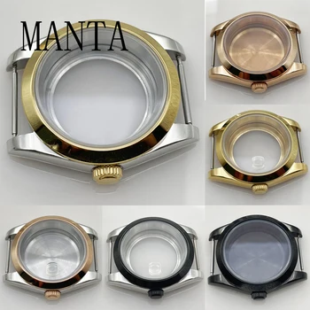 MANTA 36mm/39mm Watch Case Sapphire Glass Fit Miyota8205/8215/821A ETA2836/2824 NH35/NH36 Mingzhu2813/3804 Movement