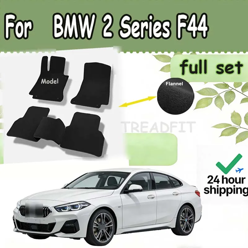

Велюровые коврики для автомобиля BMW 2 серии F44 Gran Coupe 2021~2023, противоскользящие, с защитой от скольжения