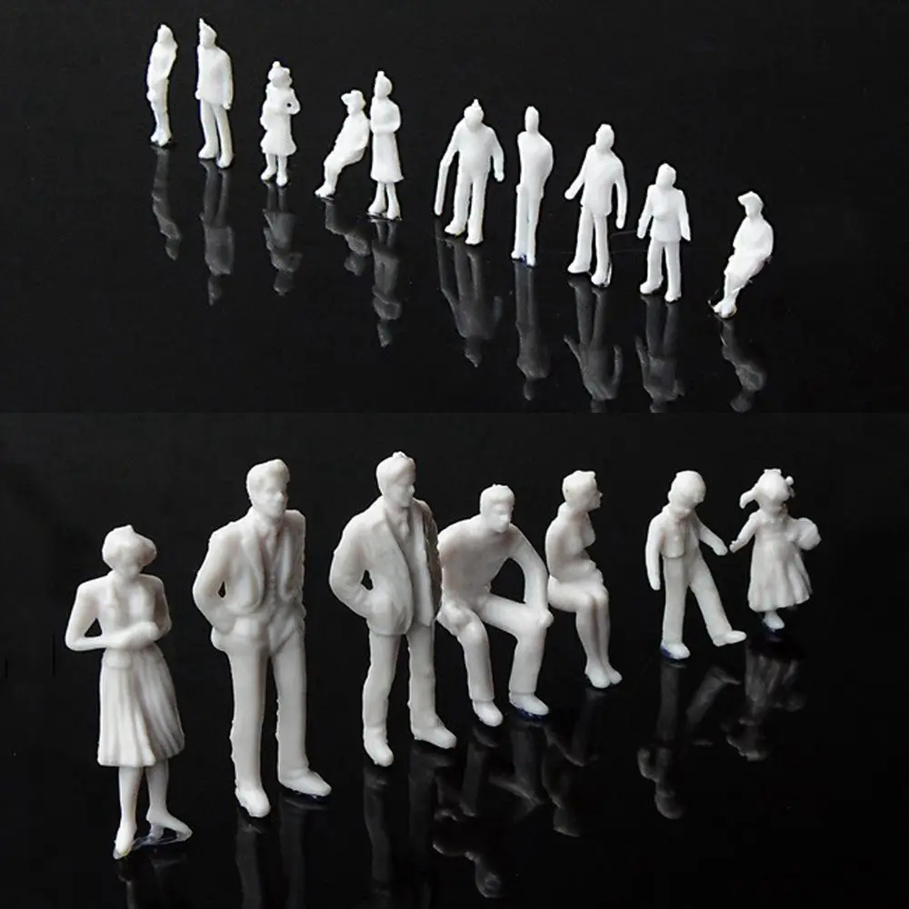 10 قطعة 1:25/30 مقياس متعدد الأنماط تشكل مقياس الإنسان لتقوم بها بنفسك نموذج اليد مصغرة المشهد نموذج المواد شخصيات الناس #4