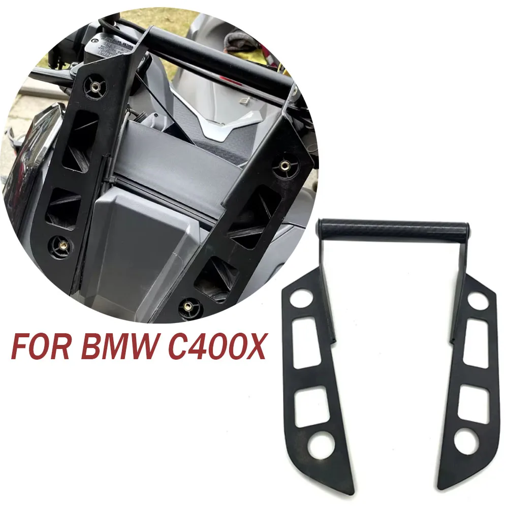 

For BMW C400X C400X C 400 X New Motorcycle Navigation Bracket UBS Mobile Phone Bracket Carbon Fiber Bracket For BMW C400X
