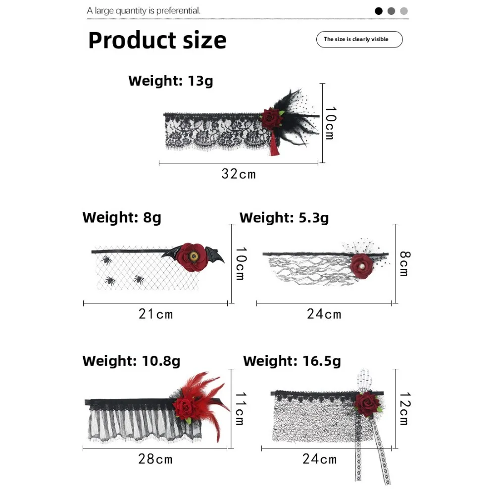 Mysterieus bloemensluier halfgelaatsmasker - elegant maskerade carnaval feestkostuumaccessoire