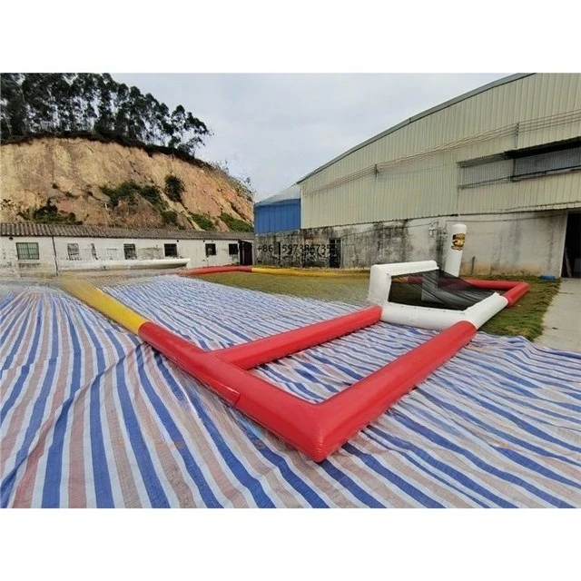 

Надувная плавучая площадка для водного поло на заказ, большого размера, для пляжных спортивных игр