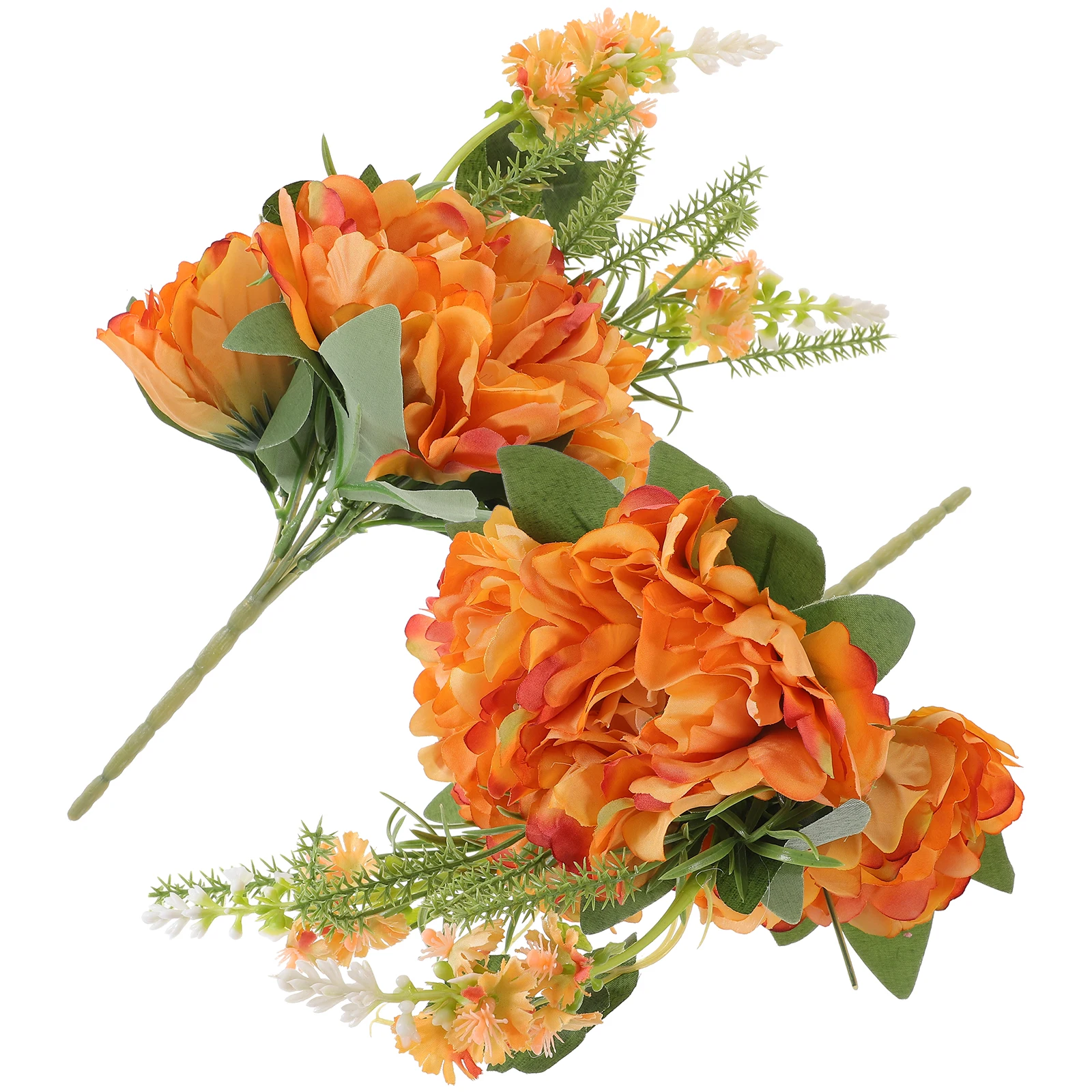 

2 Pcs Peony Bouquet Peony Decorations LargeFlower Decor Polyester Stems Light Luxury Home Party Flowers