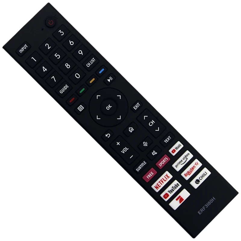 ERF3I80H Sub ERF3B80H ERF3C80H ERF3D80H ERF3E80H Replacement Remote For Hisense Android TV