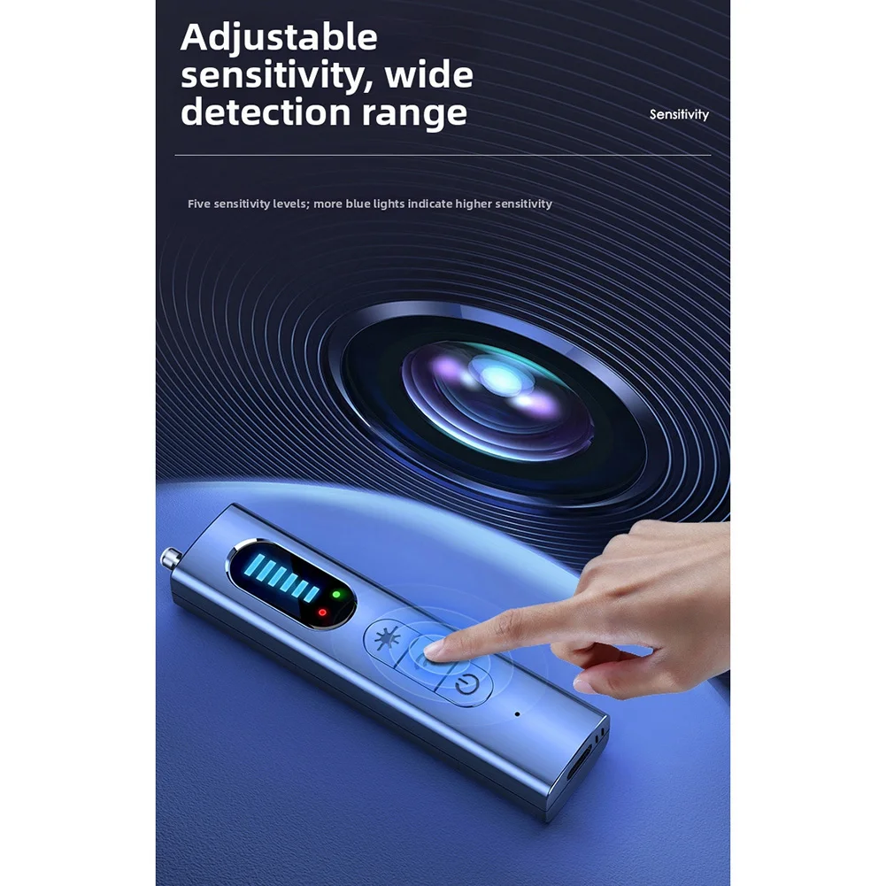 T15 Wireless Camera Detector with 360 Degree Detection Range and Type C Charging Interface Suitable for Everyday Use