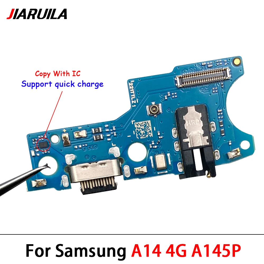 Usb Charger Port Flex Cable For Samsung A14 4G A145P Charging Board Module Fast Charge