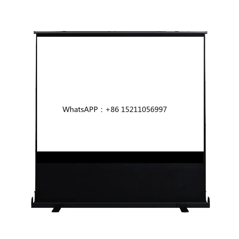 60 Inch portable projection screen Pull Upr S High Quality Floor Stand Projection  rising White