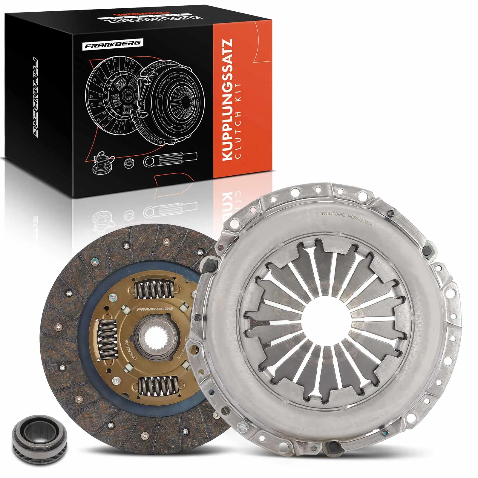 Frankberg 1x Kupplungssatz für Hyundai Accent II LC Accent II Stufenheck Getz TB 1.3L 4130022710 4142122800 826993 4110022740