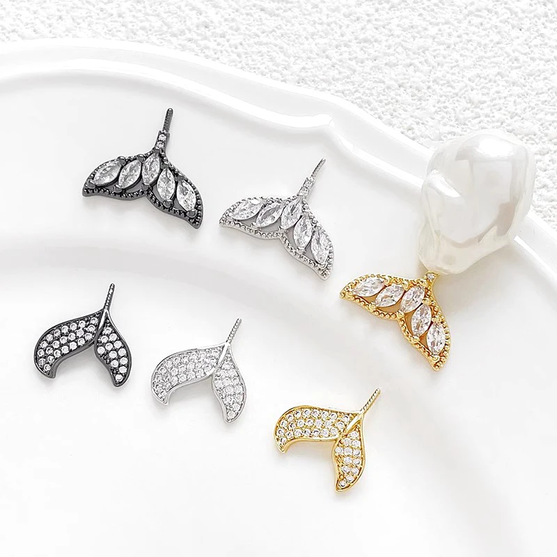 

3 шт., медное покрытие, инкрустированное цирконием, мужская булавка для хвоста, сделай сам, модные ювелирные изделия, аксессуары в стиле барокко, материалы