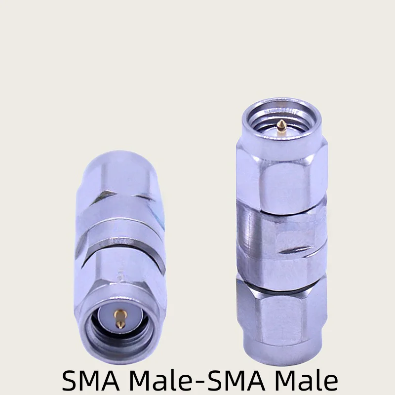 1pcs Stainless steel test adapter SMA Male to SMA Male Female millimeter wave test connector 18G