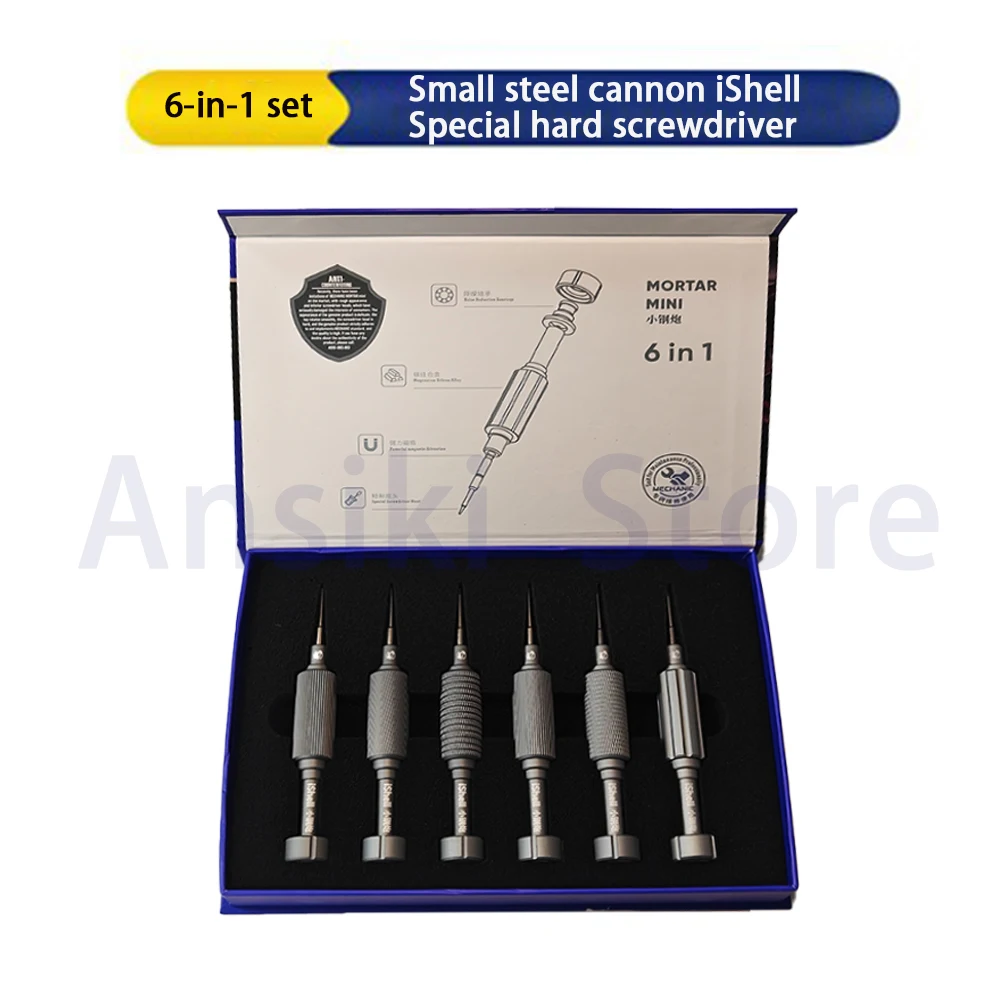 

MECHANIC high-quality Precision Screwdriver 6 in1 IShell MAX For Phone Watch Tablet Repair Opening Disassembly repair Tools