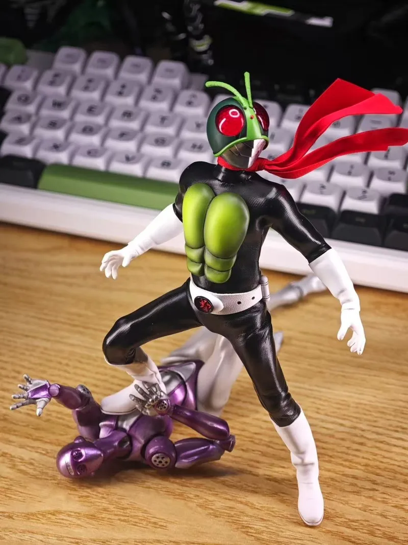 404 ألعاب 01 1/12 مقياس الملابس الذكور كامين شووا رايدر الأول ملثمين رايدر جديد 1 هوبر ل 6 بوصة ألعاب جندي شخصيات الحركة #1