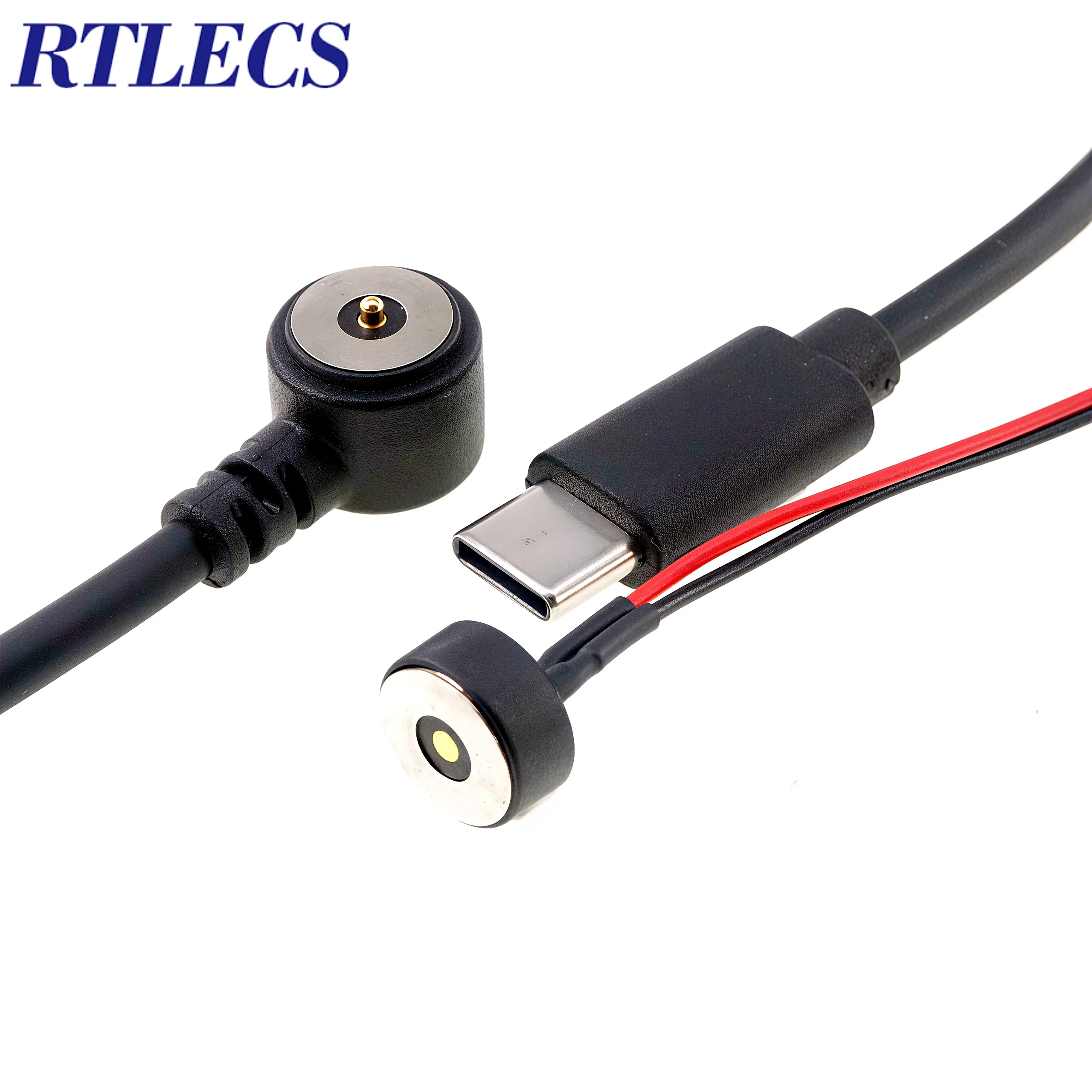 Magnetisches Pogo-Pin USB-C-Kabel Federbelasteter Typ-C 2 4 6 Positionen Steckverbinder Strom- und Datenübertragung für Smartwatch Schönheit & Gesundheit – Detail 6