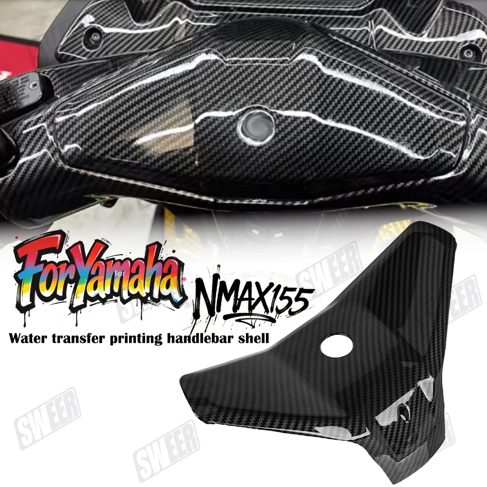 Motorcycle handlebar steering protective cover  For Yamaha NMAX155 water transfer printing NMAX2025 decorative accessories